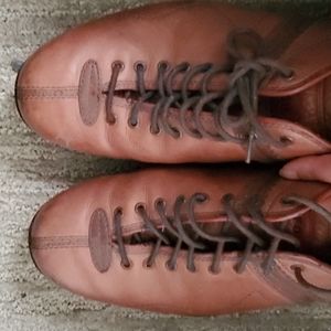 Fossil Brown Lace up Shoes